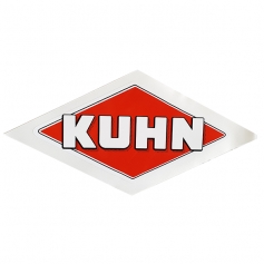 Logo Kuhn 153r blanc/rouge réf. k9500040 - Kuhn Logo Kuhn 153r blanc/rouge réf. k9500040 - Kuhn