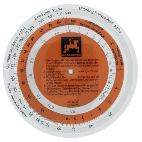 Disquette debit d8-d9 ad123-adp réf. MH963 Amazone Disquette debit d8-d9 ad123-adp réf. MH963 Amazone