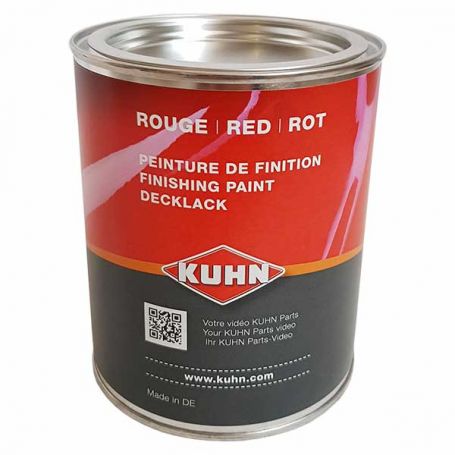 Boite 1l peint.rouge réf. 83503018 - Kuhn Boite 1l peint.rouge réf. 83503018 - Kuhn
