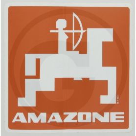 AUTOCOLLANT LOGO AMAZONE 112X112 Réf. MF153 AMAZONE