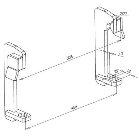 KIT ADAPTATION BRUTE A SOUDER AVANT TECNO