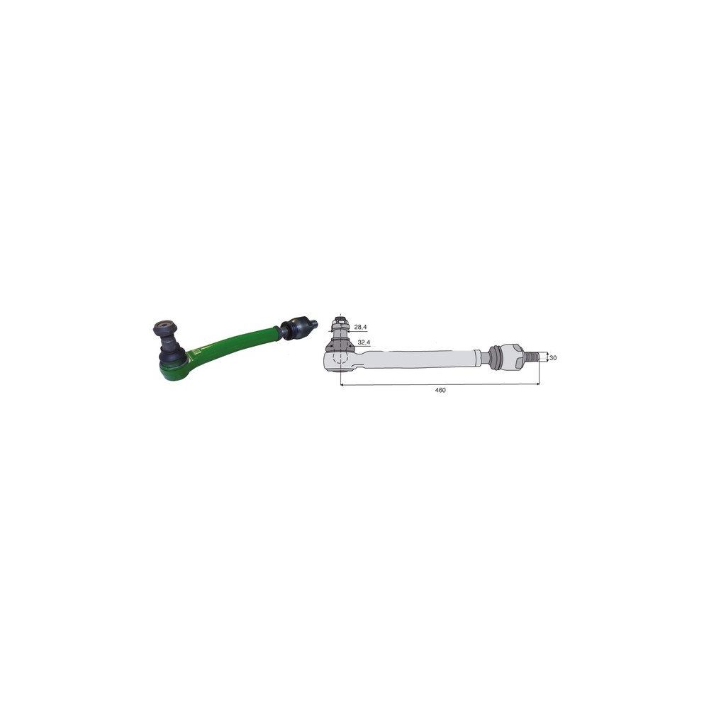 BARRE D'ACCOUPLEMENT JOHN DEERE RÉF AZ71006