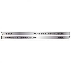 Kit de décalcomanie 690 pour MASSEY FERGUSON