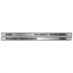 Kit d'autocollants «Massey Ferguson 690» réf. 1680925M1 - Massey Ferguson Kit d'autocollants «Massey Ferguson 690» réf. 1680925M1 - Massey Ferguson