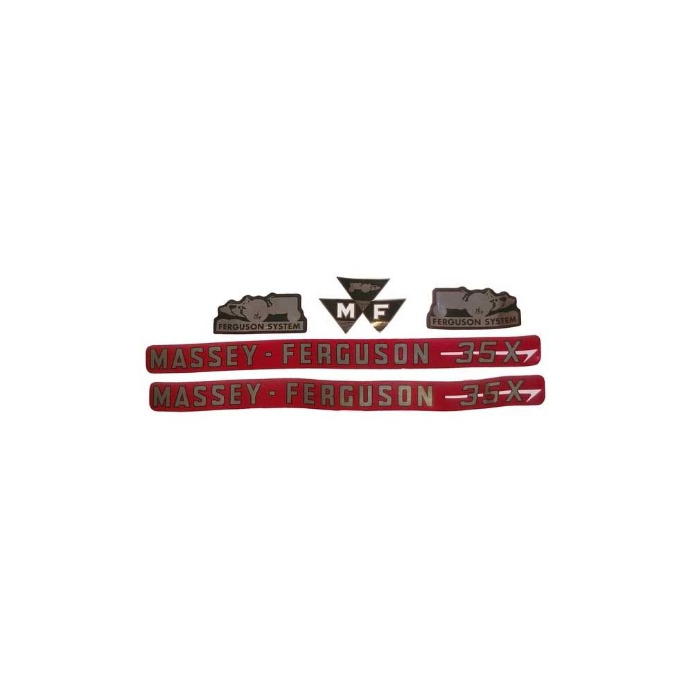 Kit de décalcomanie 35X pour MASSEY FERGUSON