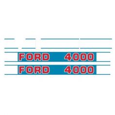 Kit d'autocollants «Ford 4000» réf. 81822595 - Ford New Holland Kit d'autocollants «Ford 4000» réf. 81822595 - Ford New Holland