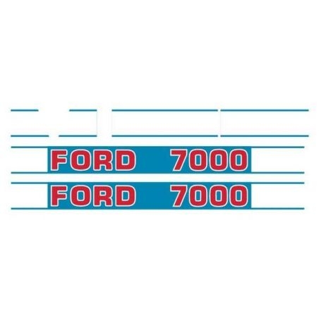 Kit Décalque Ford 7000 pour FORD