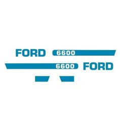 Kit d'autocollants «Ford 6600» réf. 83928530 - Ford New Holland
