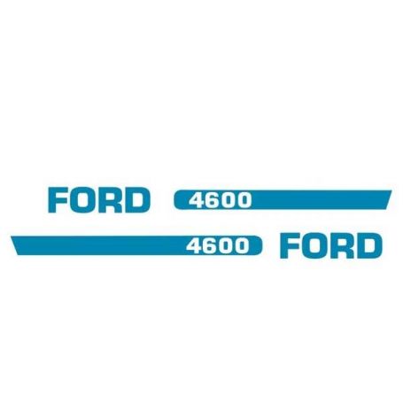Kit d'autocollants «Ford 4600» réf. 83928528 - Ford New Holland