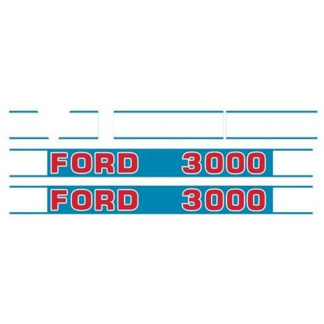 Kit Décalque Ford 3000 pour FORD