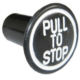 Bouton d'arrêt noir pour MASSEY FERGUSON