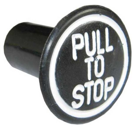 Bouton d'arrêt noir pour MASSEY FERGUSON