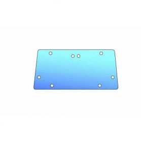 Vitre arrière supérieure en verre 300, cabine noire pour MASSEY FERGUSON