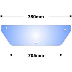 Glace arrière inférieure 300 en verre pour MASSEY FERGUSON Glace arrière inférieure 300 en verre pour MASSEY FERGUSON