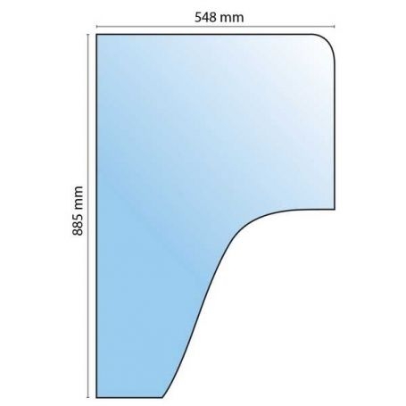 Partie arrière en verre IHC XL, partie gauche et droite pour IHC