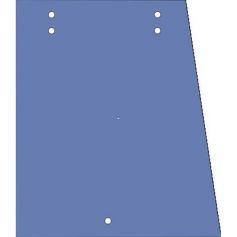 Fenêtre latérale en verre Sankey - 1 trou pour MASSEY FERGUSON Fenêtre latérale en verre Sankey - 1 trou pour MASSEY FERGUSON