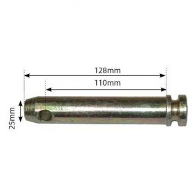 Axe de liaison supérieur 188 CAT 2 4 5/16 'travaillant 110mm pour MASSEY FERGUSON