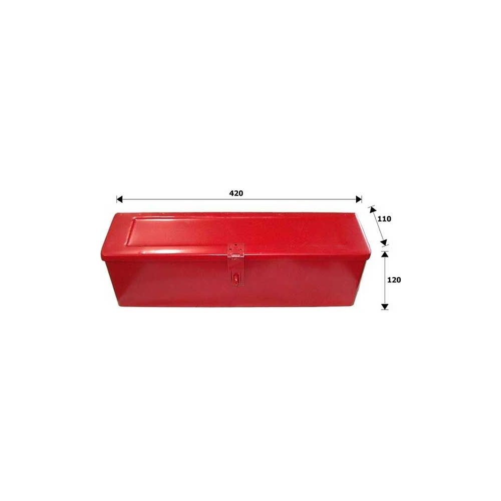 Boîte à outils rouge pour MASSEY FERGUSON