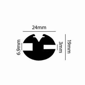 Bande de perles 500 - 20 m de longueur pour MASSEY FERGUSON