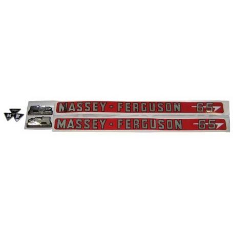 Kit de décalcomanie 65 pour MASSEY FERGUSON Kit de décalcomanie 65 pour MASSEY FERGUSON