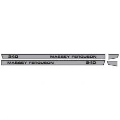 Kit d'autocollants «Massey Ferguson 240» réf. 1681728M2 - Massey Ferguson Kit d'autocollants «Massey Ferguson 240» réf. 1681728M2 - Massey Ferguson