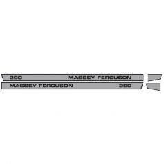 Kit d'autocollants «Massey Ferguson 290» réf. 1682432M1 - Massey Ferguson Kit d'autocollants «Massey Ferguson 290» réf. 1682432M1 - Massey Ferguson