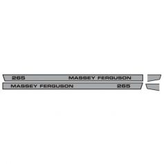 Kit d'autocollants «Massey Ferguson 265» réf. 1682421M1 - Massey Ferguson Kit d'autocollants «Massey Ferguson 265» réf. 1682421M1 - Massey Ferguson