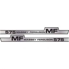 Kit d'autocollants «Massey Ferguson 575» réf. 1698129M1 - Massey Ferguson