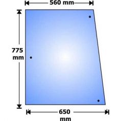 Vitre latérale Ford 40 TS TM 60 M Gauche pour FORD Vitre latérale Ford 40 TS TM 60 M Gauche pour FORD