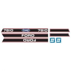 Kit Décalque Ford 7810 Rouge & Noir pour FORD Kit Décalque Ford 7810 Rouge & Noir pour FORD