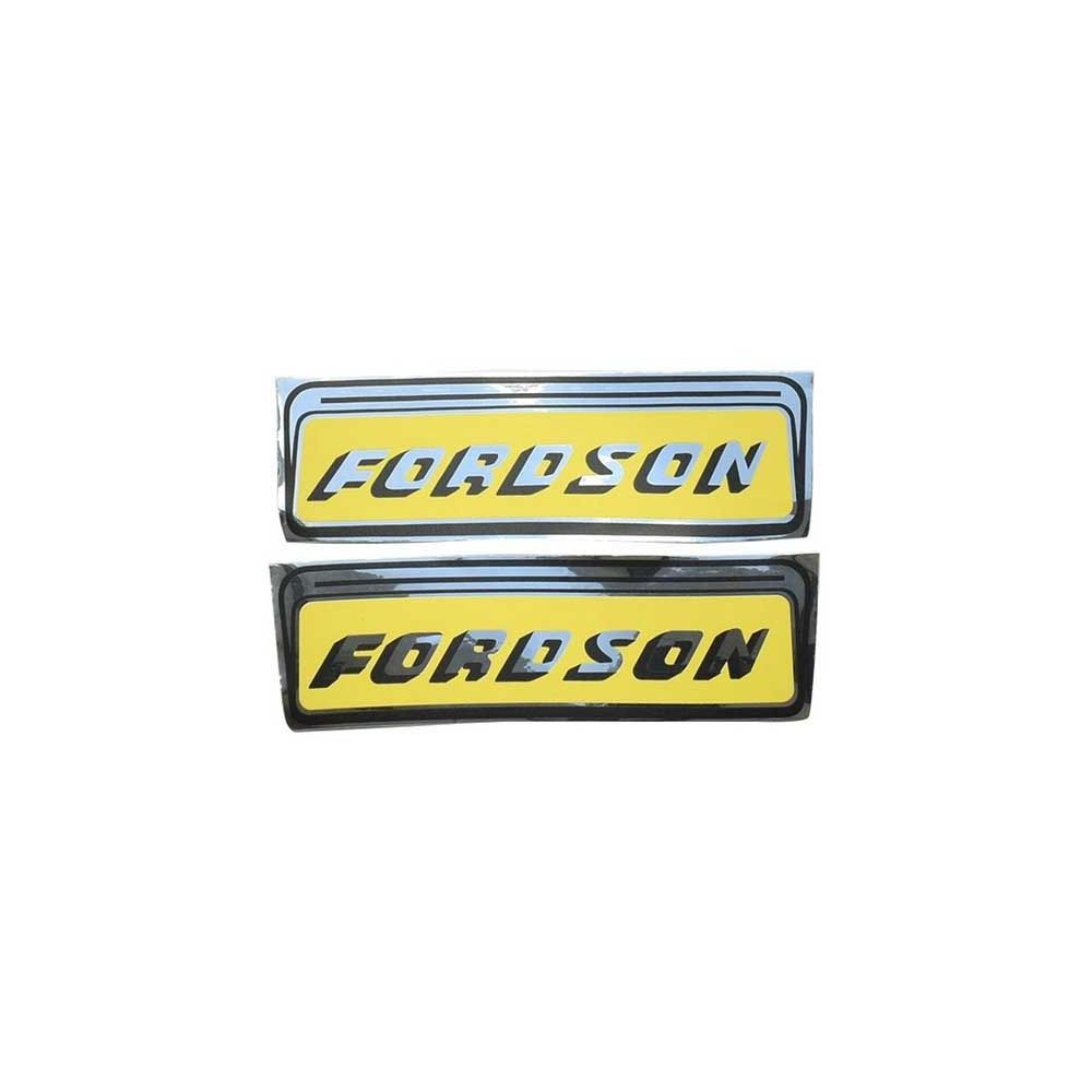 Sticker Fordson Jaune et Argent pour FORD