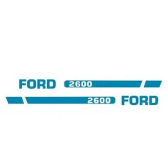 Kit d'autocollants «Ford 2600» ref. 83928525 - Ford New Holland Kit d'autocollants «Ford 2600» ref. 83928525 - Ford New Holland