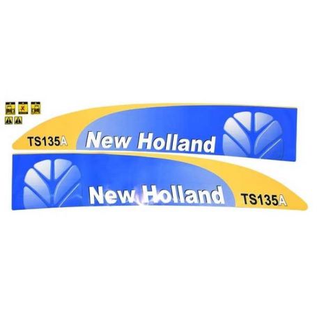 Kit Décalque Ford New Holland TS135A pour FORD Kit Décalque Ford New Holland TS135A pour FORD