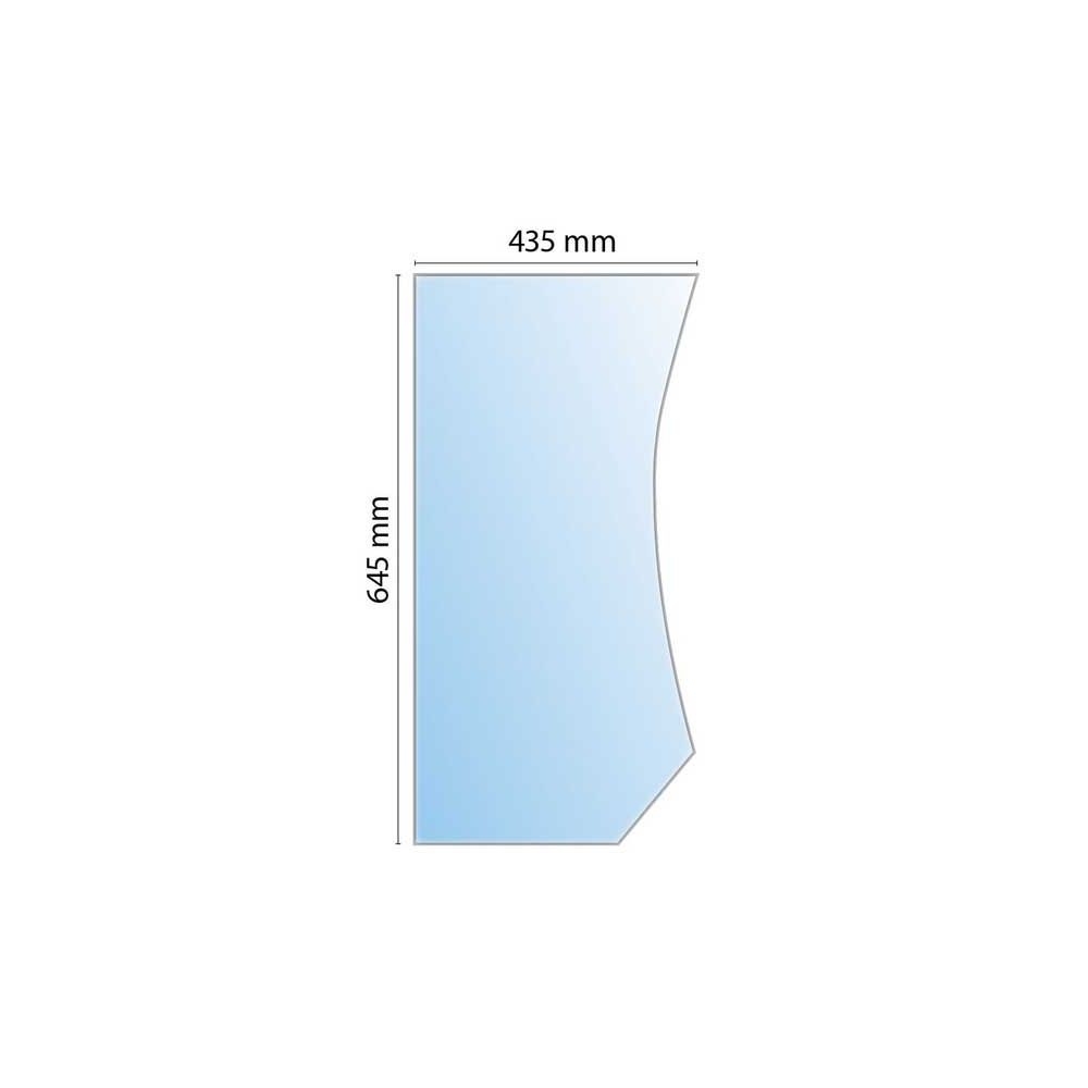 Pare-brise en verre inférieur Ford New Holland T6000 pour FORD