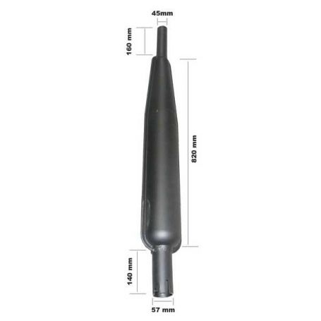 Échappement Deutz DX3 DX4 série 07 Agroxtra pour DEUTZ Échappement Deutz DX3 DX4 série 07 Agroxtra pour DEUTZ