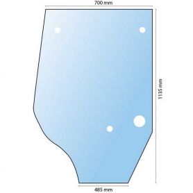 Vitrine Maxxum Porte Gauche 4 Trous pour IHC