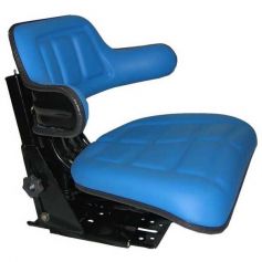 Siège bleu avec base réglable 4mm pour tracteur FORD Siège bleu avec base réglable 4mm pour tracteur FORD
