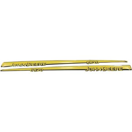 Kit d'autocollants «John Deere 6820» réf. L153893 pour John Deere Kit d'autocollants «John Deere 6820» réf. L153893 pour John Deere