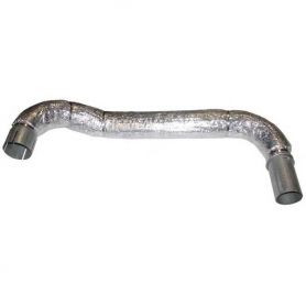Pot d'échappement John Deere 6600 - 6900 inférieur pour JOHN DEERE