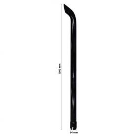 Échappement 375 390 émail supérieur - cabine haute pour MASSEY FERGUSON
