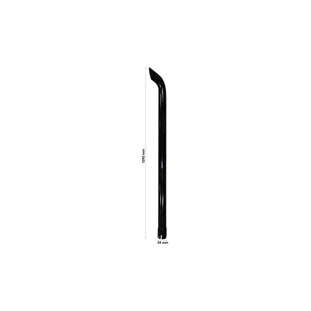 Échappement 375 390 émail supérieur - cabine haute pour MASSEY FERGUSON
