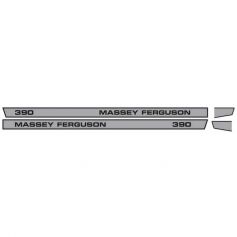 Kit d'autocollants «Massey Ferguson 390» réf. 3901083M91 - Massey Ferguson Kit d'autocollants «Massey Ferguson 390» réf. 3901083M91 - Massey Ferguson