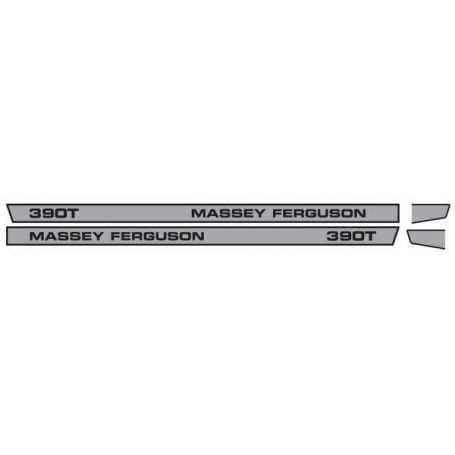 Kit d'autocollants «Massey Ferguson 390 T» réf. 3900322M92 - Massey Ferguson Kit d'autocollants «Massey Ferguson 390 T» réf. 3900322M92 - Massey Ferguson