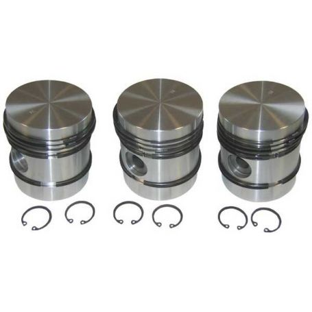 Kit de piston 35 35x avec bagues CHROME - SET 3 pour MASSEY FERGUSON Kit de piston 35 35x avec bagues CHROME - SET 3 pour MASSEY FERGUSON
