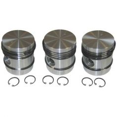 Kit de piston 35 35x avec bagues CHROME - SET 3 pour MASSEY FERGUSON Kit de piston 35 35x avec bagues CHROME - SET 3 pour MASSEY FERGUSON