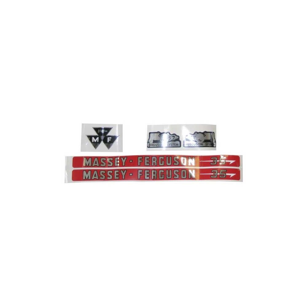 Kit de décalcomanie 35 pour MASSEY FERGUSON