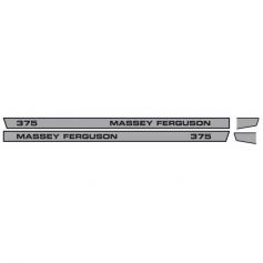 Kit d'autocollants «Massey Ferguson 375» réf. 3900321M92 - Massey Ferguson Kit d'autocollants «Massey Ferguson 375» réf. 3900321M92 - Massey Ferguson