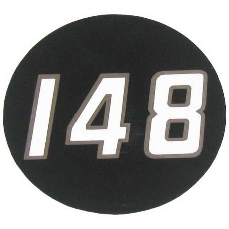 Autocollant 148 rond - autocollant seulement pour MASSEY FERGUSON Autocollant 148 rond - autocollant seulement pour MASSEY FERGUSON