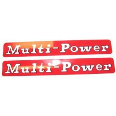 Autocollant 135 148 Multi Power - 2 par paquet ROUGE pour MASSEY FERGUSON Autocollant 135 148 Multi Power - 2 par paquet ROUGE pour MASSEY FERGUSON
