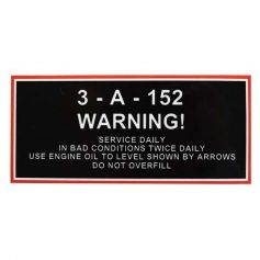 Autocollant 35 A152 - Service Daily pour MASSEY FERGUSON